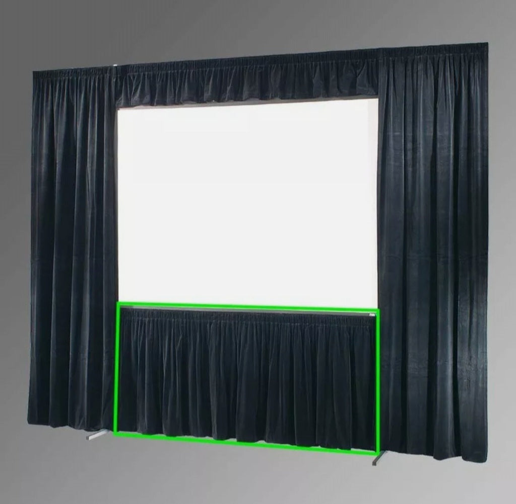 Draper 242185 - IFR Skirt Drapery For 69x120 UFS Ultimate Folding Screen