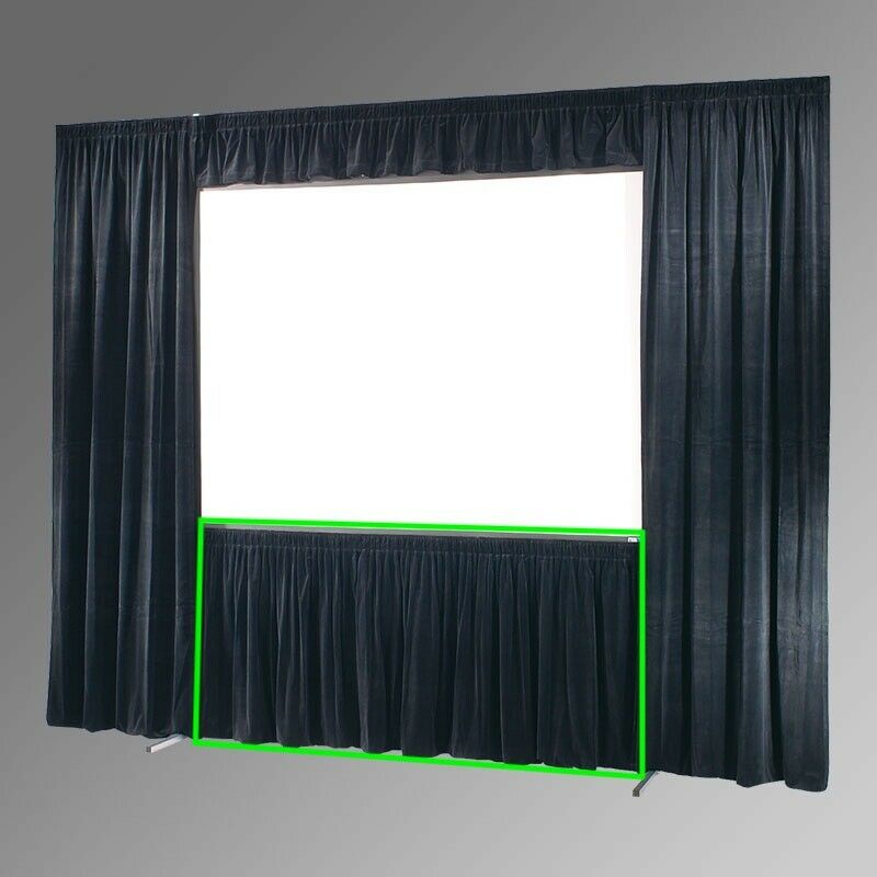 Draper 242183 - IFR Skirt Drapery for 56x96 UFS Ultimate Folding Screen