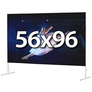 Da-Lite Fast-Fold Deluxe 56x96 Screen System - Da-Tex Rear Surface - 88624