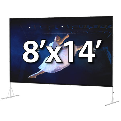 4:3 Portable Tripod Projector Screen HD Movie Screen Size: 51'' x 69