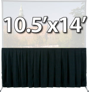 Da-Lite 36738 - Skirt Drapery for 10.5'x14' Fast-Fold Deluxe Screen System