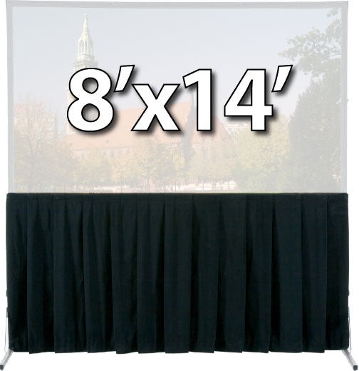 Da-Lite 39399 - Skirt Drapery for 8'x14' Fast-Fold Deluxe Screen System