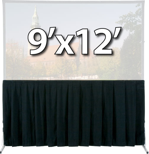 Da-Lite 36736 - Skirt Drapery for 9'x12' Fast-Fold Deluxe Screen System