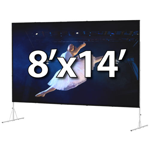 Da-Lite Fast-Fold Deluxe 8'x14' Screen System - HD Progressive ReView .9 Surface (rear) - 39313