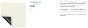 HD Progressive 0.9 Screen Surface